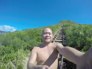 KOKO HEad Crater Hike in Hawai'i Kai. this is a serious hike that is open to the public make sure you drink a lot of water and bring some with you!